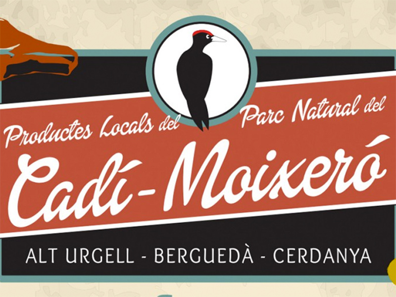 Cartell productes locals Parc Natural Cadí Moixeró